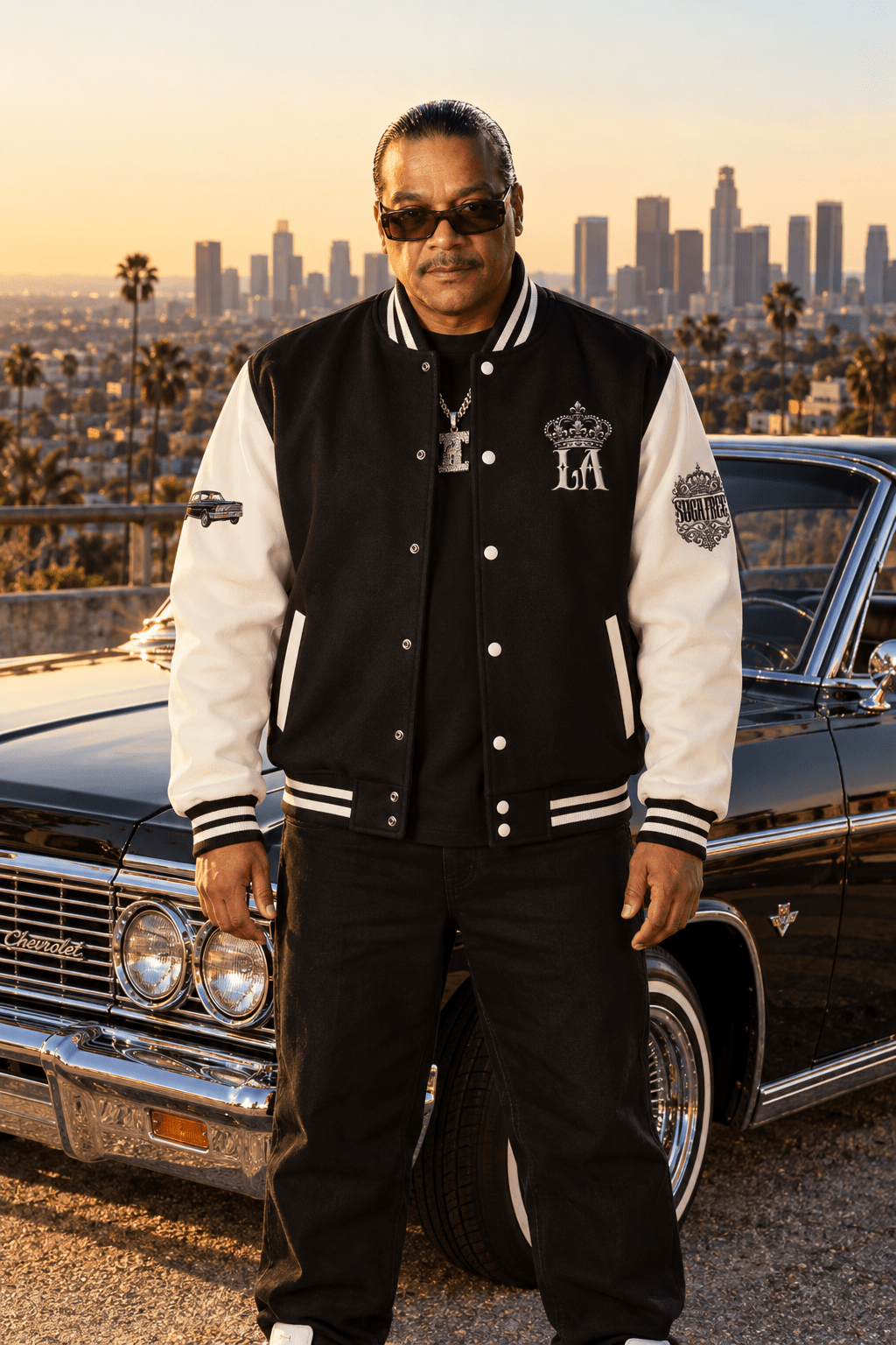 Suga Free Limited SugaKane Heavyweight letterman jacket - MOB 247 Lifestyle