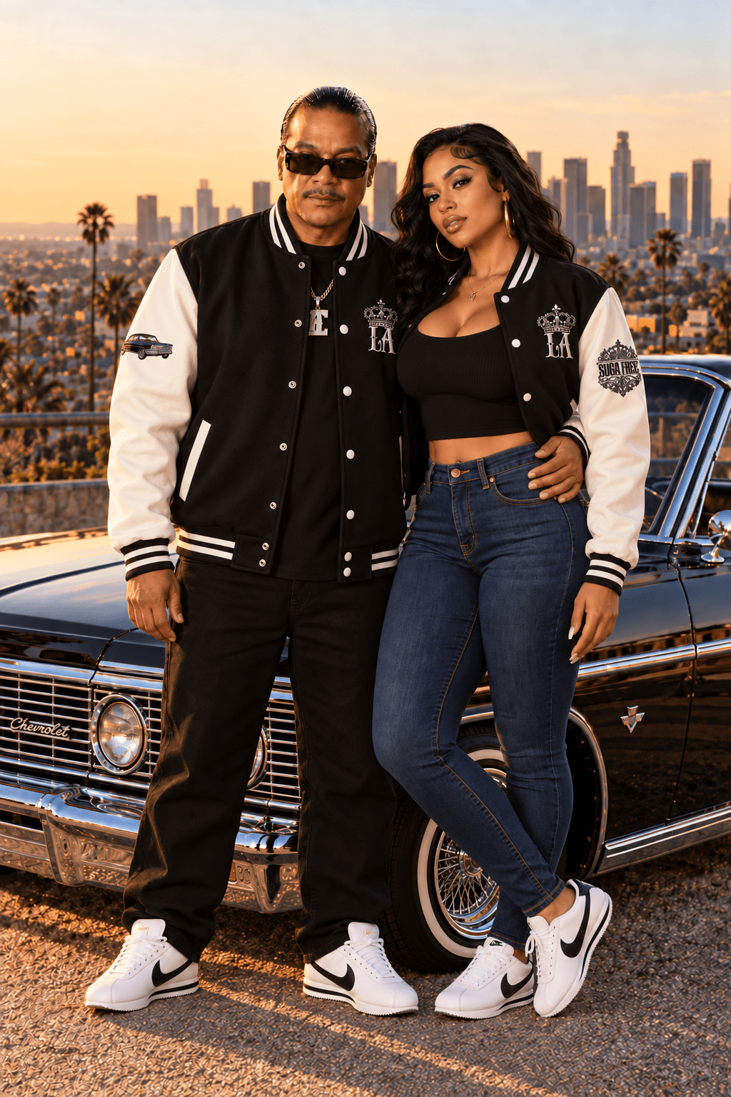 Suga Free Limited SugaKane Heavyweight letterman jacket - MOB 247 Lifestyle