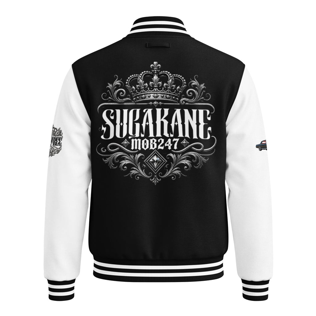 Suga Free Limited SugaKane Heavyweight letterman jacket - MOB 247 Lifestyle