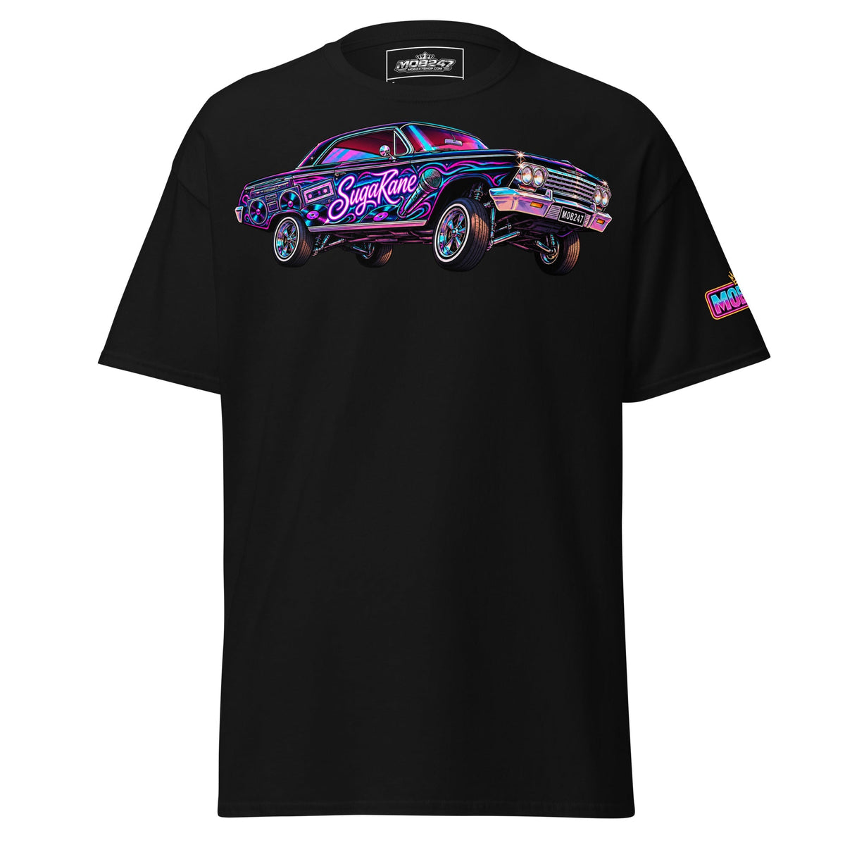 SugaKane Neon Lowrider Graphic Tee - MOB 247 Lifestyle