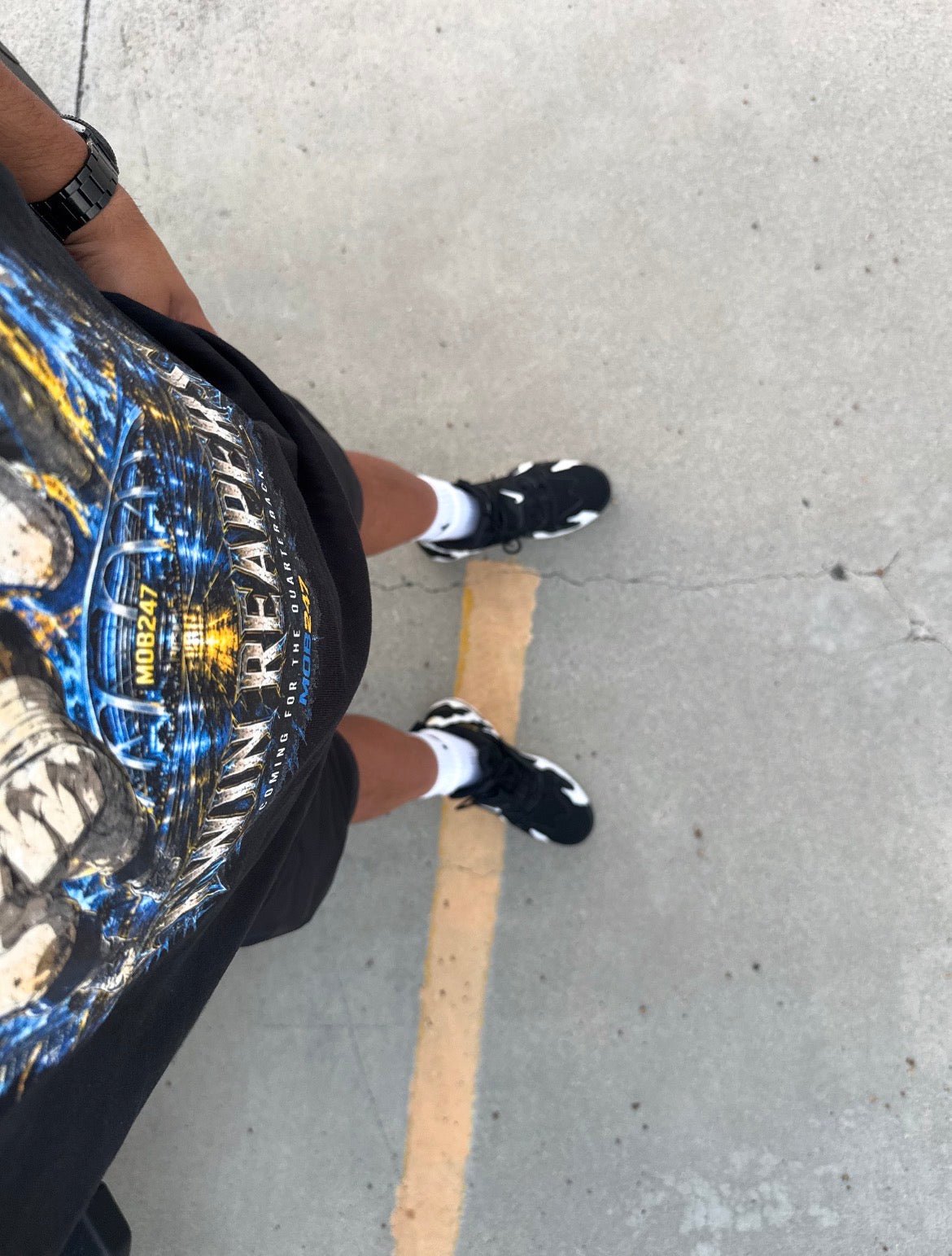 Twin Reapers 99/95 Champion Heavyweight Tee - MOB 247 Lifestyle